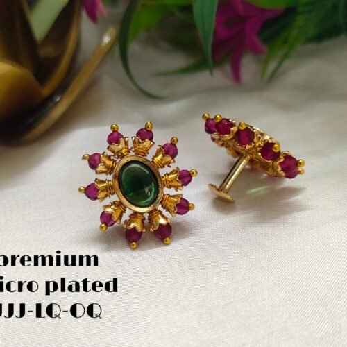 One gram gold  earreengs |one gram gold  jewellerystud earreengs