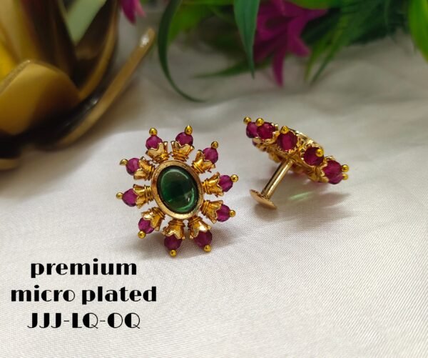 One gram gold  earreengs |one gram gold  jewellerystud earreengs