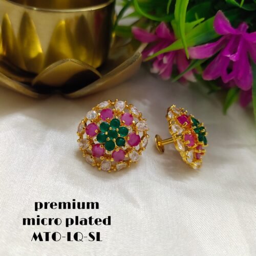 One gram gold Earrings | One gram gold Jewellery