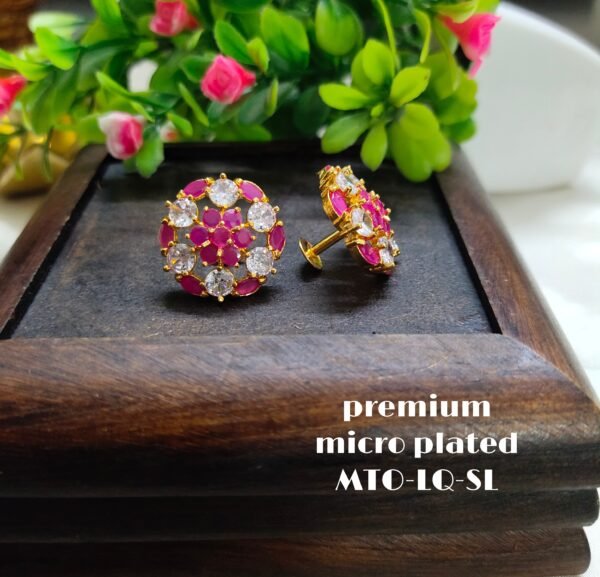 One gram gold Earrings | One gram gold Jewellery