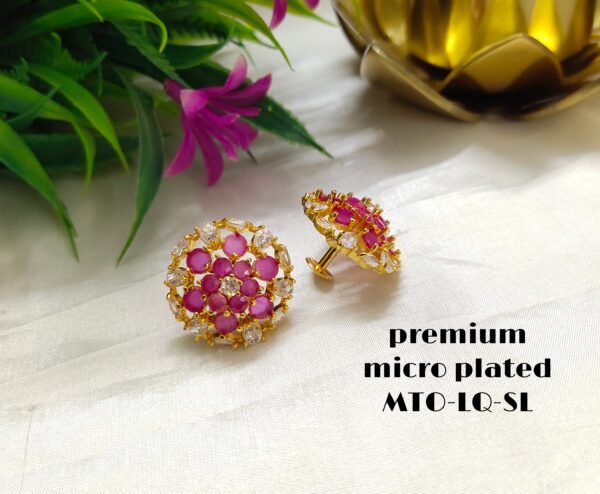 One gram gold Earrings | One gram gold Jewellery