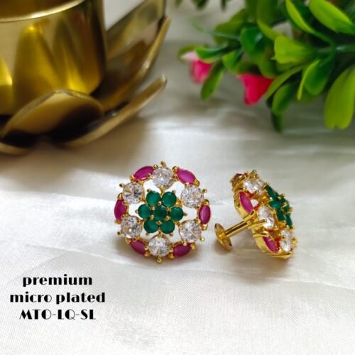One gram gold Earrings | One gram gold Jewellery