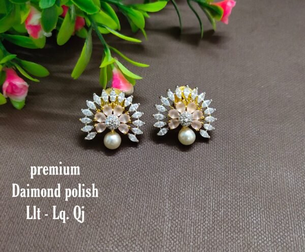 One gram gold  earreengs |one gram gold  jewellerystud earreengs