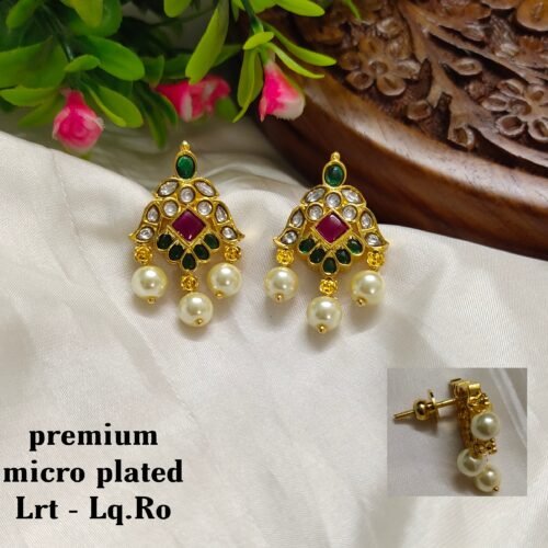 One gram gold  earreengs |one gram gold  jewellerystud earreengs