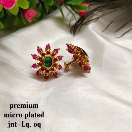 One gram gold  earreengs |one gram gold  jewellerystud earreengs