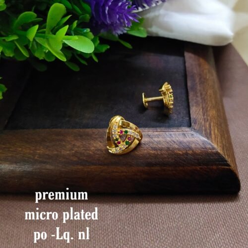 One gram gold Earrings | one gram gold jewellery | Studs Earrings