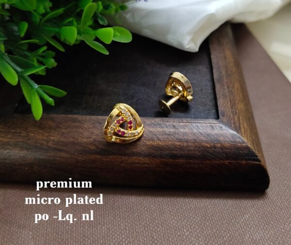 One gram gold Earrings | one gram gold jewellery | Studs Earrings