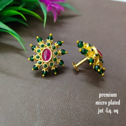 One gram gold  earreengs |one gram gold  jewellerystud earreengs