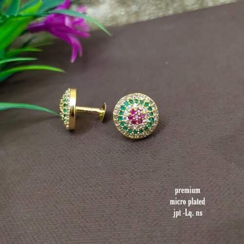 One gram gold Earrings | one gram gold jewellery | Studs Earrings