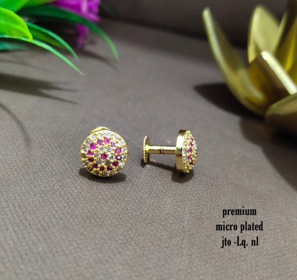 One gram gold Earrings | one gram gold jewellery | Studs Earrings