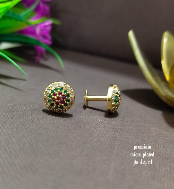 One gram gold Earrings | one gram gold jewellery | Studs Earrings