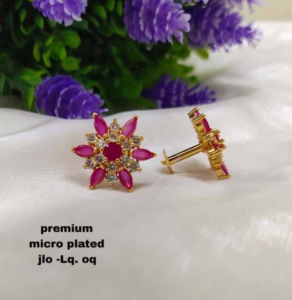 One gram gold Earrings | one gram gold jewellery | Studs Earrings