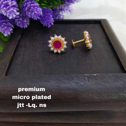 One gram gold Earrings | one gram gold jewellery | Studs Earrings