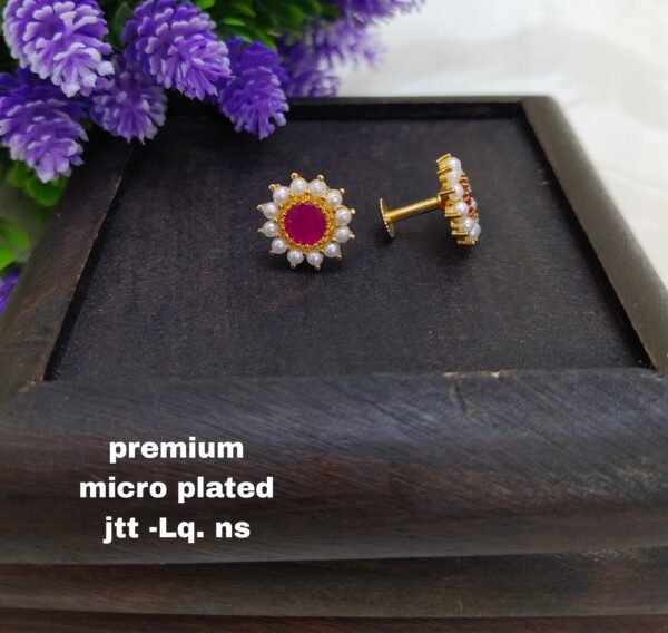 One gram gold Earrings | one gram gold jewellery | Studs Earrings