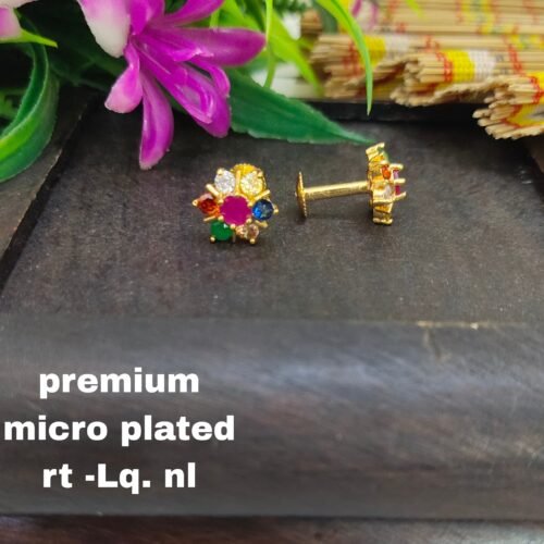 One gram gold Earrings | one gram gold  jewellery | Studs Earrings