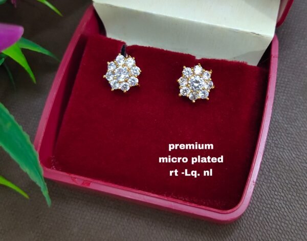 One gram gold Earrings | one gram gold jewellery | Studs Earrings