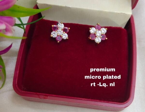 One gram gold Earrings | one gram gold jewellery | Studs Earrings