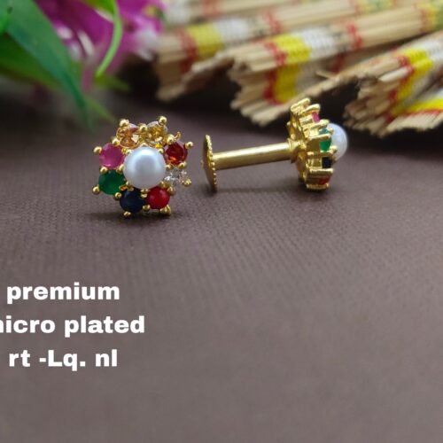 One gram gold Earrings | one gram gold jewellery | Studs Earrings