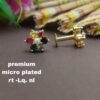 One gram gold Earrings | one gram gold jewellery | Studs Earrings