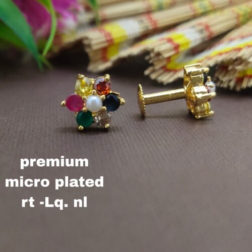 One gram gold Earrings | one gram gold jewellery | Studs Earrings