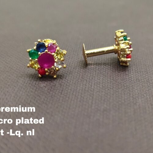 One gram gold Earrings | one gram gold jewellery | Studs Earrings