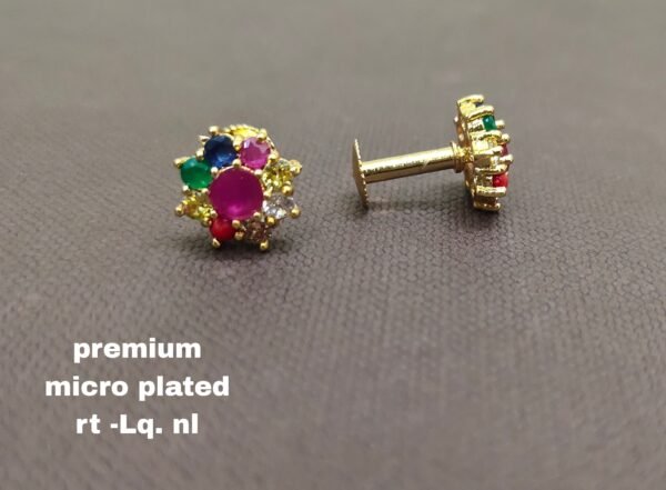 One gram gold Earrings | one gram gold jewellery | Studs Earrings
