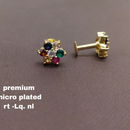 One gram gold Earrings | one gram gold jewellery | Studs Earrings