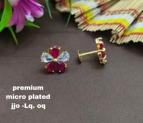 One gram gold Earrings | one gram gold  jewellery | Studs Earrings