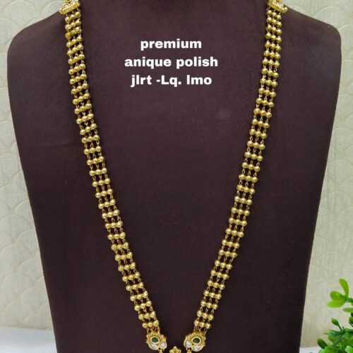 Picsart_24-06-15_12-49-10-610 One gram gold Jewellery - South Indian Jewellery - One gram gold Antique Necklaces