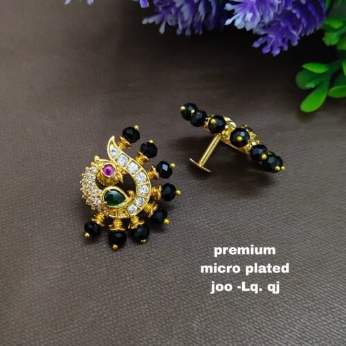 One gram gold  earrings |one gram gold  jewellery |  stud earrings