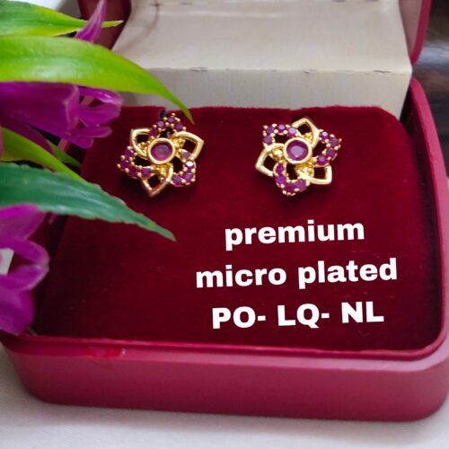 One gram gold Earrings | one gram gold jewellery | Studs Earrings