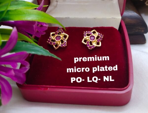One gram gold Earrings | one gram gold jewellery | Studs Earrings