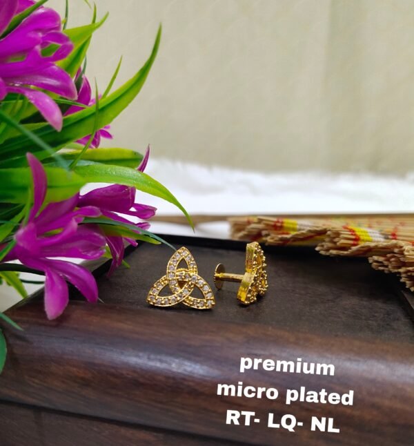One gram gold Earrings | one gram gold jewellery | Studs Earrings