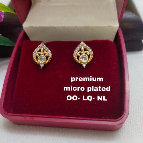 One gram gold Earrings | one gram gold jewellery | Studs Earrings