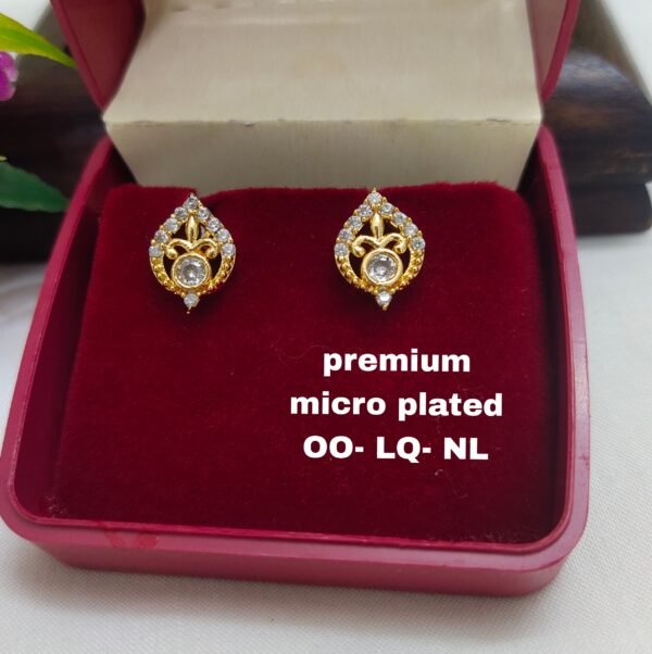 One gram gold Earrings | one gram gold jewellery | Studs Earrings
