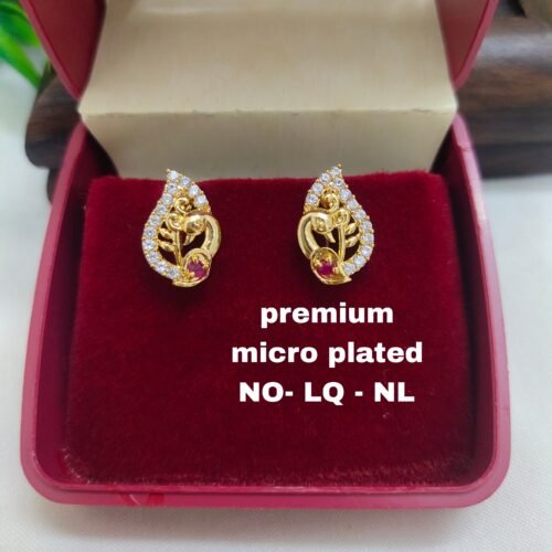 One gram gold Earrings | one gram gold jewellery | Studs Earrings