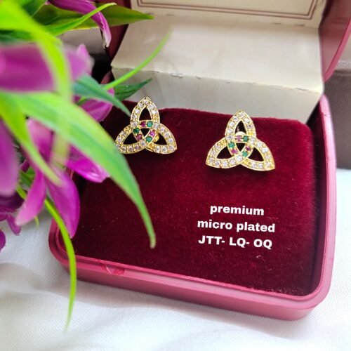 One gram gold Earrings | one gram gold jewellery | Studs Earrings