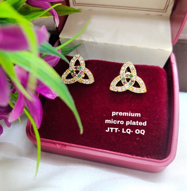 One gram gold Earrings | one gram gold jewellery | Studs Earrings
