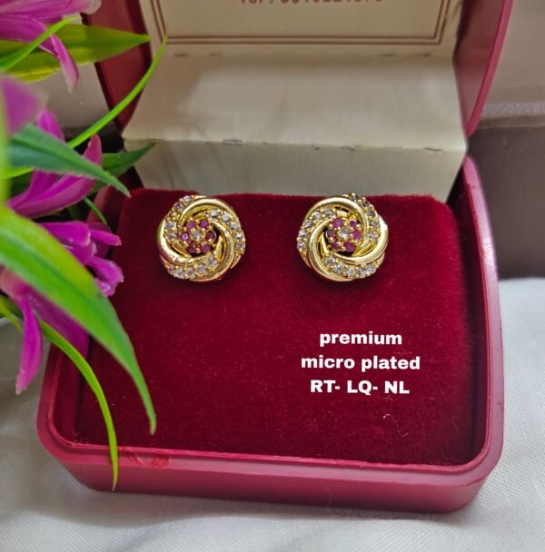 One gram gold Earrings | one gram gold  jewellery | Studs Earrings