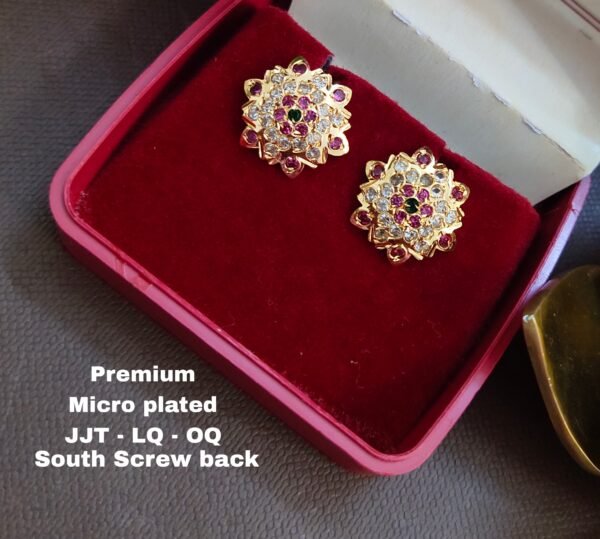 One gram gold  Earrings |one gram gold  jewellery | stud Earrings