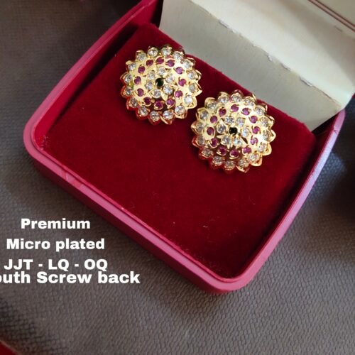 One gram gold  Earrings |one gram gold  jewellery | stud Earrings