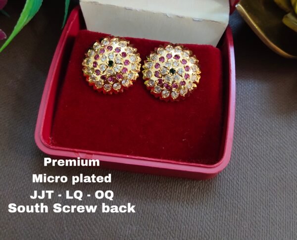 One gram gold  Earrings |one gram gold  jewellery | stud Earrings
