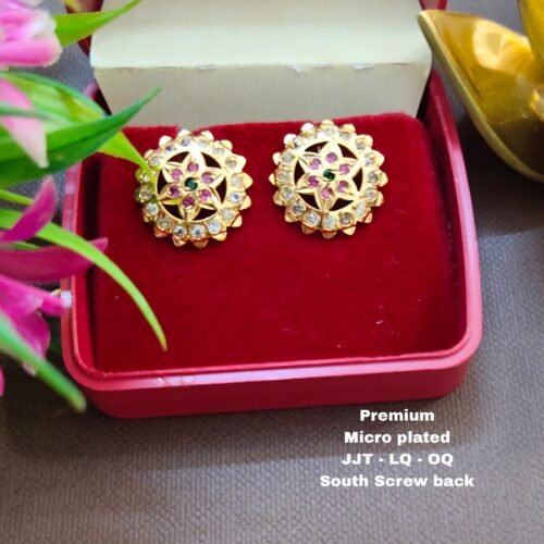 One gram gold  Earrings |one gram gold  jewellery | stud Earrings