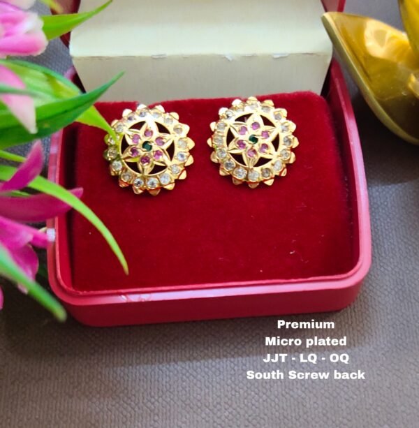 One gram gold  Earrings |one gram gold  jewellery | stud Earrings