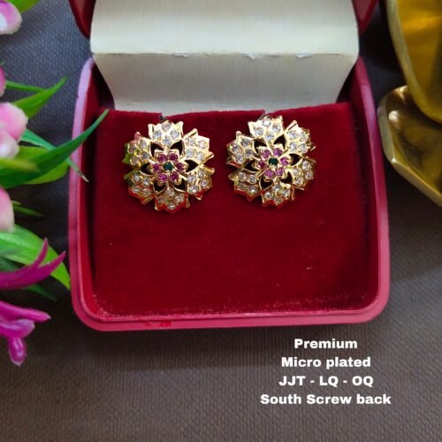 One gram gold  Earrings | one gram gold  jewellery | stud Earrings