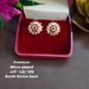 One gram gold  earreengs |one gram gold  jewellerystud earreengs