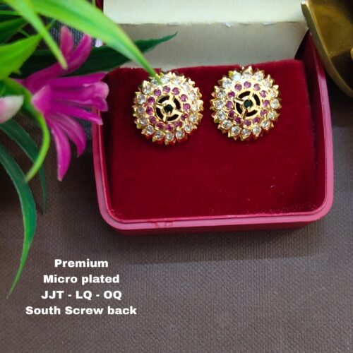 One gram gold  Earrings |one gram gold  jewellery | stud Earrings