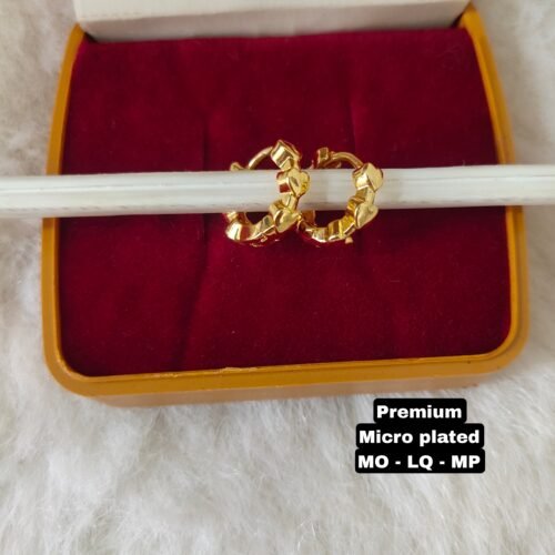 One  gram  gold  Earrings | one  gram gold  jewellery  Hoop  Earrings