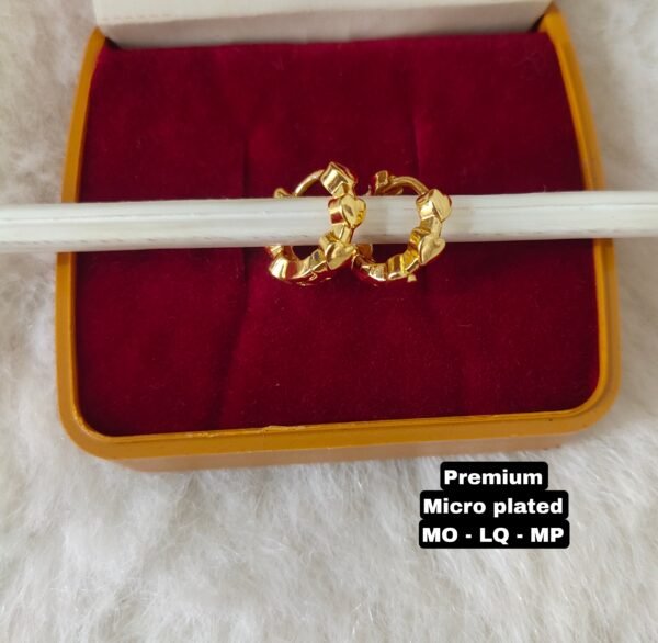 One  gram  gold  Earrings | one  gram gold  jewellery  Hoop  Earrings