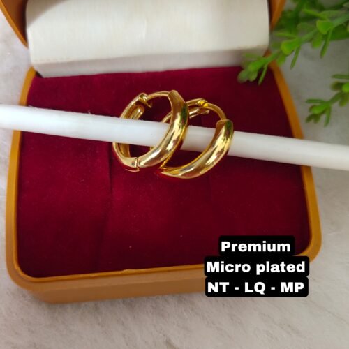 One  gram  gold  Earrings | one  gram gold  jewellery  Hoop  Earrings